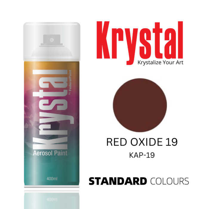 RED OXIDE 19, Krystal Spray Paint