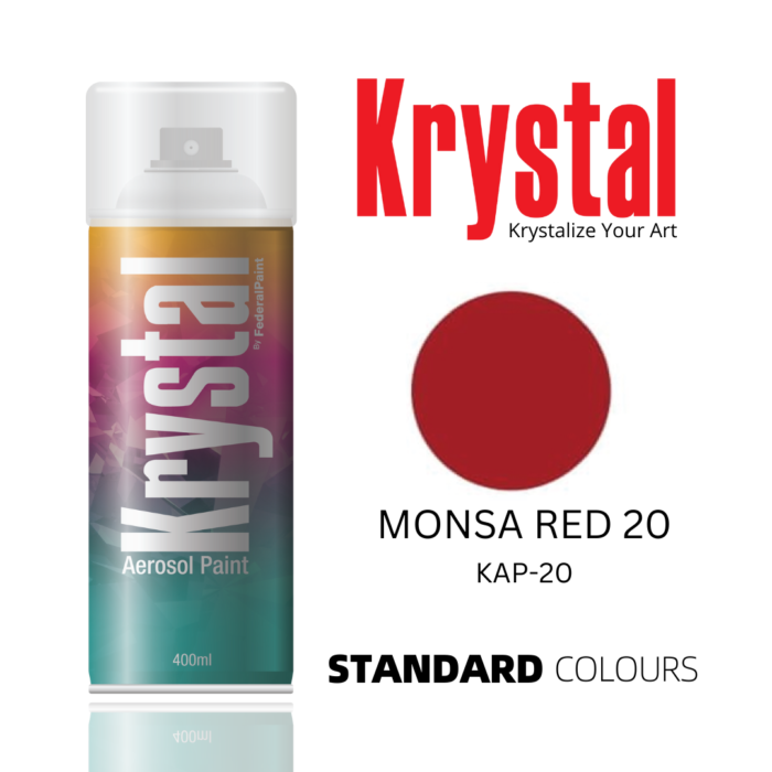 MONSA RED 20, Krystal Spray Paint