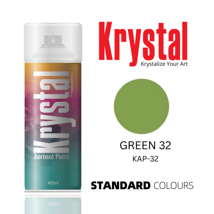 GREEN 32, Krystal Spray Paint