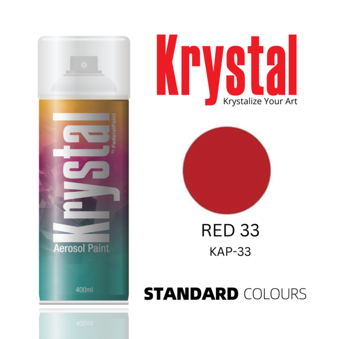 RED 33, Krystal Spray Paint