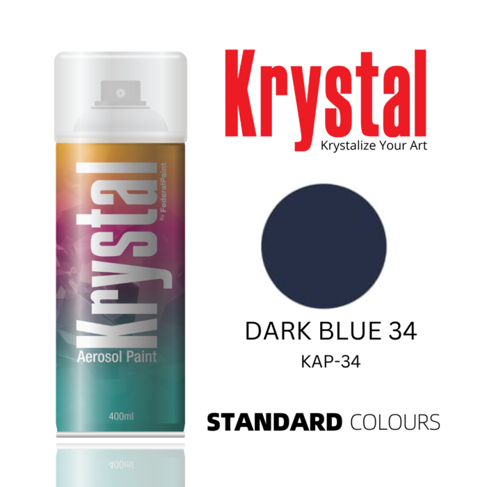 DARK BLUE 34, Krystal Spray Paint