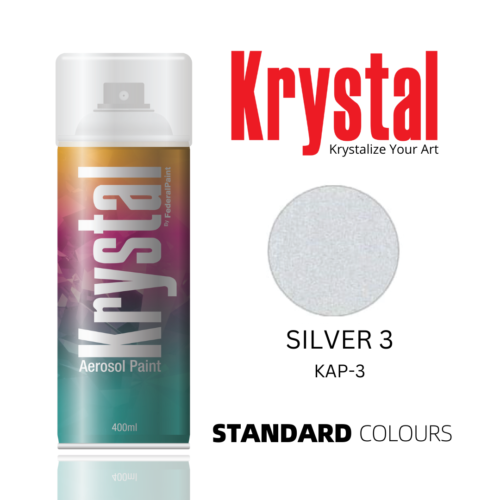 SILVER 3, Krystal Spray Paint