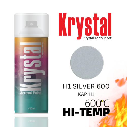 H1 SILVER 600, Krystal Spray Paint