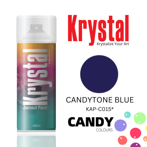 CANDYTONE BLUE C015, Krystal Spray Paint