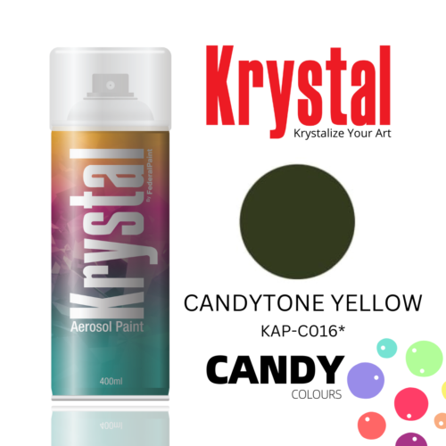 CANDYTONE YELLOW C016, Krystal Spray Paint