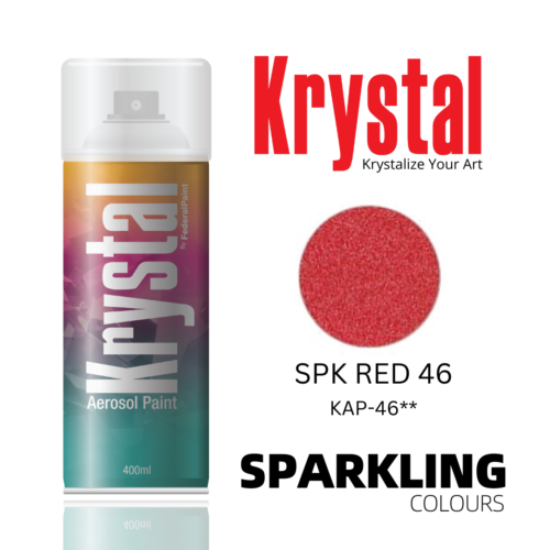 SPARKLING RED 46, Krystal Spray Paint