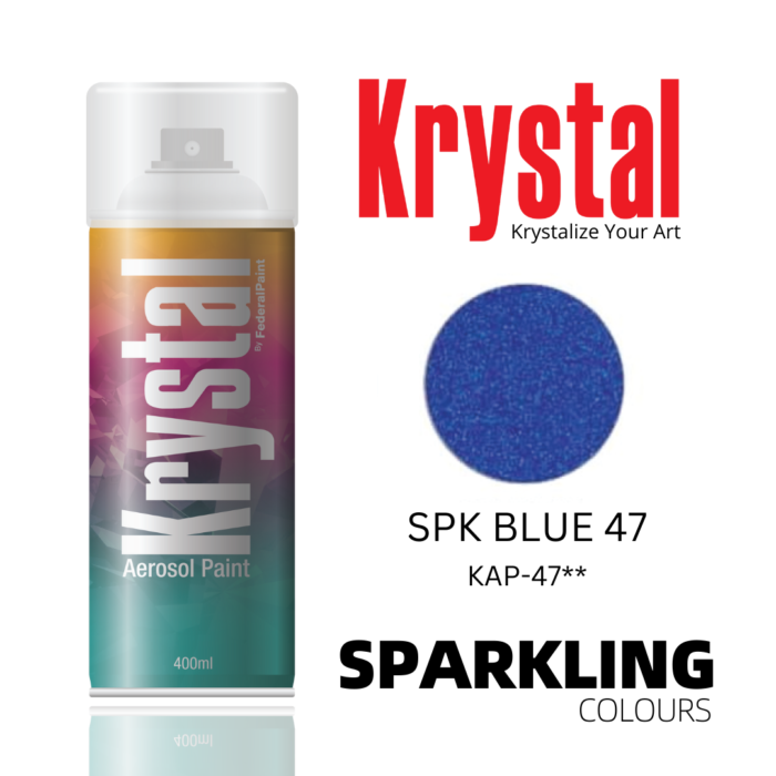 SPARKLING BLUE 47, Krystal Spray Paint