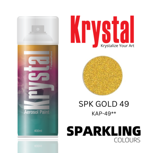 SPARKLING GOLD 49, Krystal Spray Paint