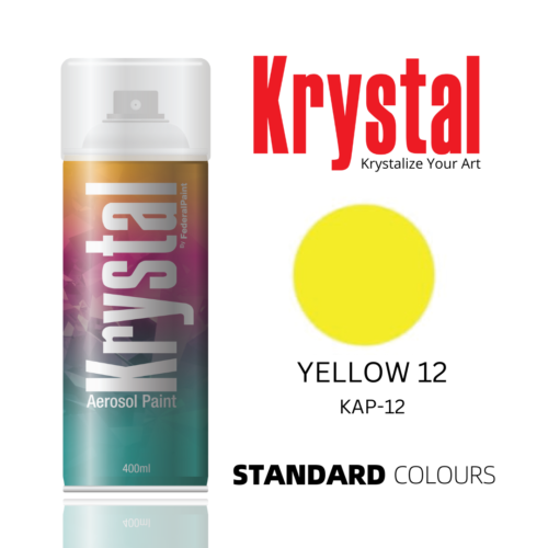 YELLOW 12, Krystal Spray Paint