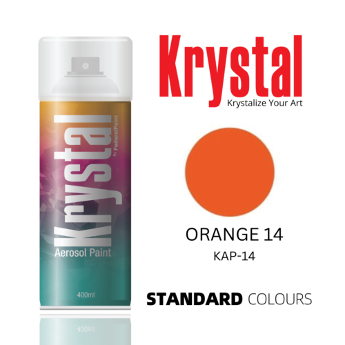 ORANGE 14, Krystal Spray Paint