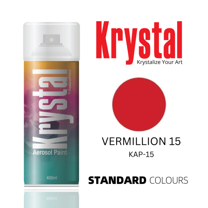 VERMILLION 15, Krystal Spray Paint