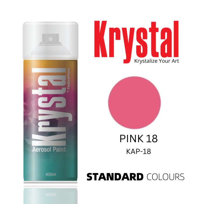 PINK 18, Krystal Spray Paint